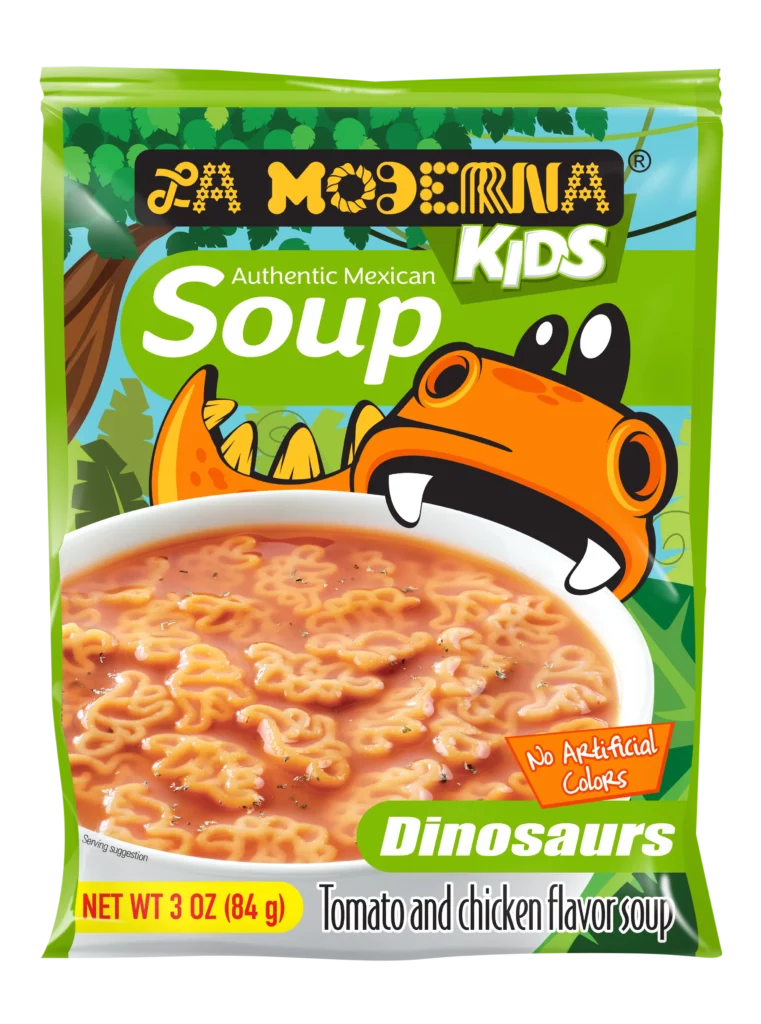 Sopa de pollo con tomate DinoKids